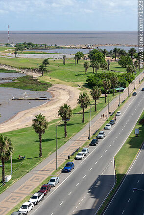 Rambla Mahatma Gandhi - Department of Montevideo - URUGUAY. Photo #71823