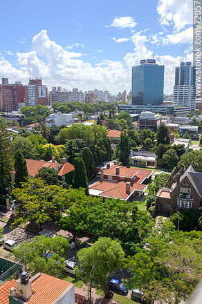 Vista de arriba del barrio Buceo - Departamento de Montevideo - URUGUAY. Foto No. 72057