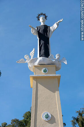 Plaza de los inmigrantes italianos. Monumento a San Cono - Departamento de Florida - URUGUAY. Foto No. 72422