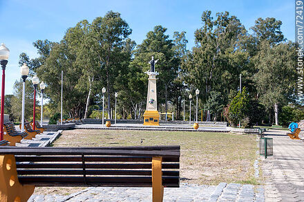 Square of the Italian immigrants. Monument to San Cono - Department of Florida - URUGUAY. Photo #72419