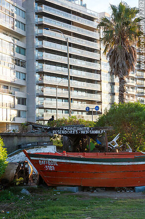 Batibote in front of Gandhi Rambla - Department of Montevideo - URUGUAY. Photo #72782