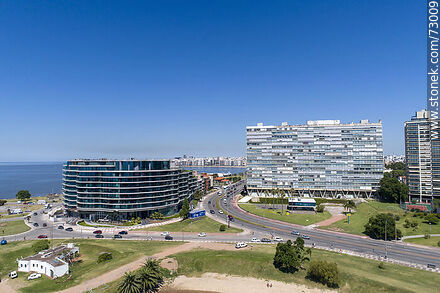 Rambla Armenia, Panamerican and Forum Buildings - Department of Montevideo - URUGUAY. Photo #73009