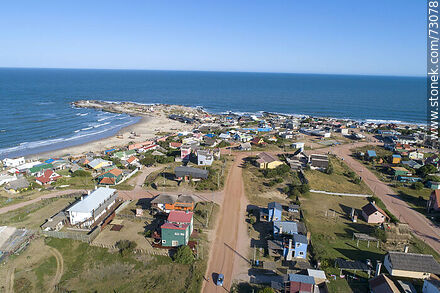 Vista aérea de Punta del Diablo - Departamento de Rocha - URUGUAY. Foto No. 73078