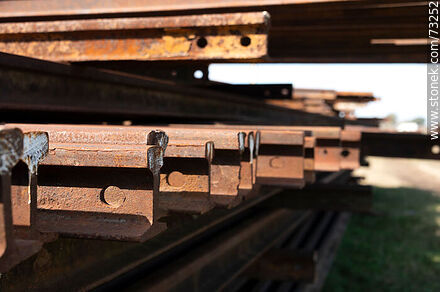 Rails removed from their location - Durazno - URUGUAY. Photo #73252
