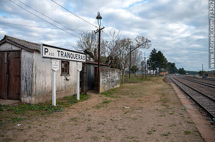 Tranqueras AFE station sign - Department of Rivera - URUGUAY. Photo #73362