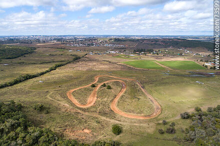 Aerial view of a rally track - Department of Rivera - URUGUAY. Photo #73599