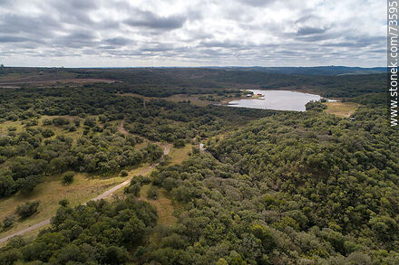 Aerial view of Gran Bretaña Park - Department of Rivera - URUGUAY. Photo #73595