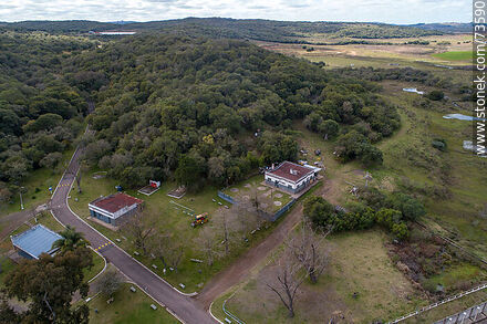 Vista aérea del parque Gran Bretaña - Departamento de Rivera - URUGUAY. Foto No. 73590