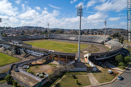 Vista aérea del estadio Atilio Paiva Olivera - Departamento de Rivera - URUGUAY. Foto No. 73614