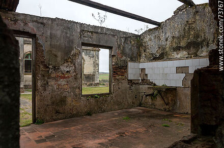 Ruinas próximas a la casa del director de la empresa francesa de minería - Departamento de Rivera - URUGUAY. Foto No. 73767