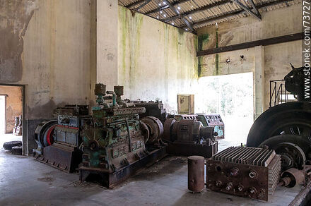 Old machinery for electric power generation - Department of Rivera - URUGUAY. Photo #73727