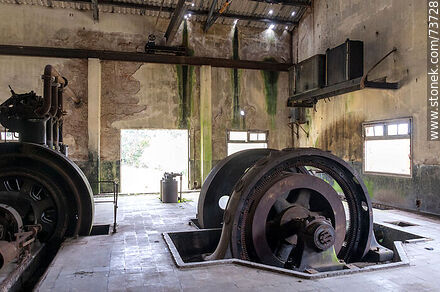 Old machinery for electric power generation - Department of Rivera - URUGUAY. Photo #73728