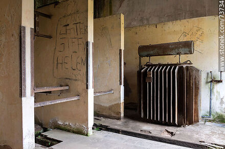 Remains of the electric power generation plant facilities - Department of Rivera - URUGUAY. Photo #73734