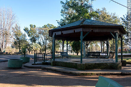 Gazebo in Zorrilla Park - Department of Cerro Largo - URUGUAY. Photo #74314
