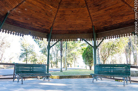 Gazebo in Zorrilla Park - Department of Cerro Largo - URUGUAY. Photo #74320