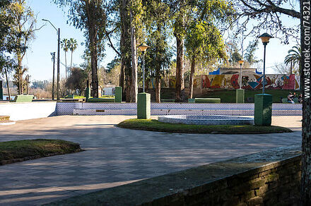 Zorrilla Park. Tiles - Department of Cerro Largo - URUGUAY. Photo #74321