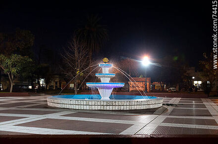 Independence Square Fountain - Department of Cerro Largo - URUGUAY. Photo #74415