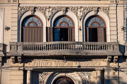Centro Unión Obrero fundado en el año 1900 - Departamento de Cerro Largo - URUGUAY. Foto No. 74451