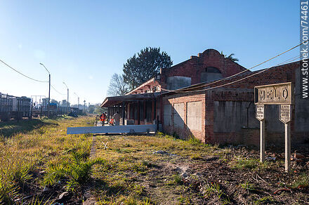 Old Melo train station in recycling (2021) - Department of Cerro Largo - URUGUAY. Photo #74461