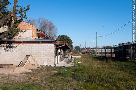 Old Melo train station in recycling (2021) - Department of Cerro Largo - URUGUAY. Photo #74469
