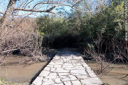 Puente de piedra laja - Departamento de Cerro Largo - URUGUAY. Foto No. 74552
