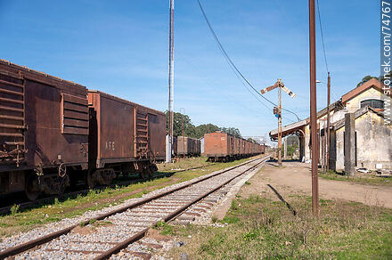 Estación de ferrocarril de Vergara - Departamento de Treinta y Tres - URUGUAY. Foto No. 74767