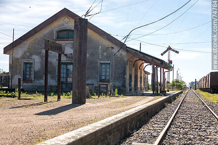 Estación de ferrocarril de Vergara - Departamento de Treinta y Tres - URUGUAY. Foto No. 74784