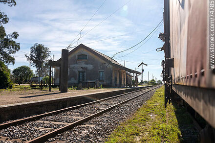 Estación de ferrocarril de Vergara - Departamento de Treinta y Tres - URUGUAY. Foto No. 74785