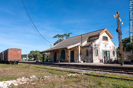 Estación de ferrocarril de Vergara - Departamento de Treinta y Tres - URUGUAY. Foto No. 74791