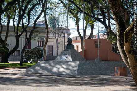 Busto de Artigas - Departamento de Treinta y Tres - URUGUAY. Foto No. 74818
