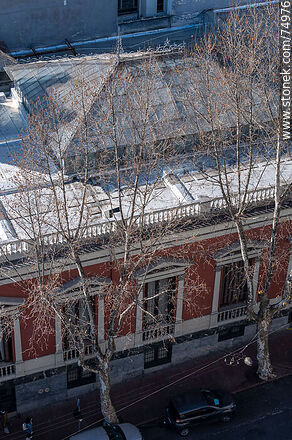 Palacio Santos seen from above - Department of Montevideo - URUGUAY. Photo #74976