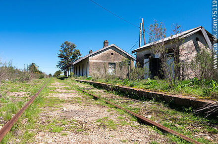 Santa Rosa train station - Department of Canelones - URUGUAY. Photo #75119