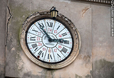 San Antonio de Padua Parish. Clock in the tower - Durazno - URUGUAY. Photo #75425