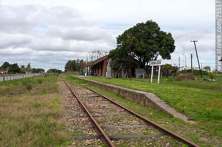 Antigua estación de trenes Reboledo - Departamento de Florida - URUGUAY. Foto No. 75517