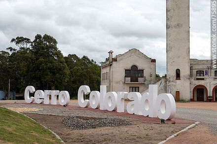 Local Board, its tower and the town's sign - Department of Florida - URUGUAY. Photo #75895