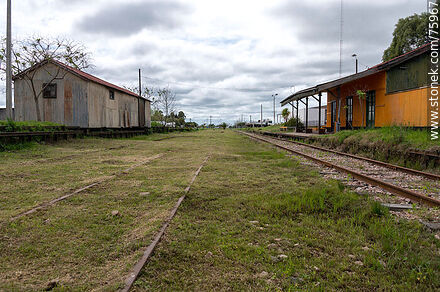 Estación de ferrocarril de Casupá - Departamento de Florida - URUGUAY. Foto No. 75967
