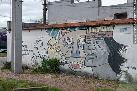 Mural de Jorge Romero y Zully del Pino - Departamento de Florida - URUGUAY. Foto No. 75914