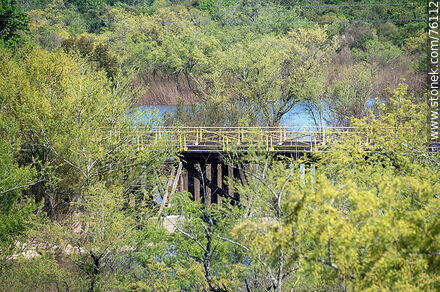 Puente Viejo sobre el río Yí - Departamento de Durazno - URUGUAY. Foto No. 76112