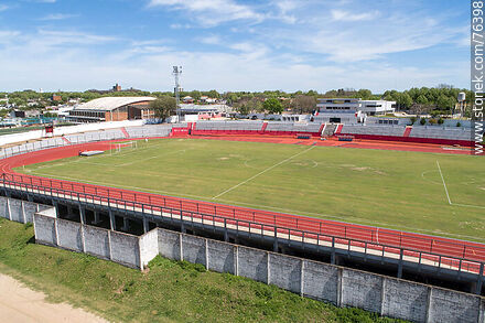 Vista aérea del estadio Silvestre Octavio Landoni - Departamento de Durazno - URUGUAY. Foto No. 76398