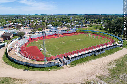 Vista aérea del estadio Silvestre Octavio Landoni - Departamento de Durazno - URUGUAY. Foto No. 76395