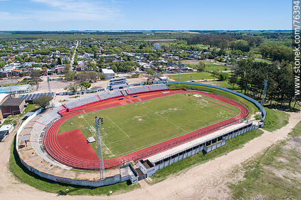 Vista aérea del estadio Silvestre Octavio Landoni - Departamento de Durazno - URUGUAY. Foto No. 76394