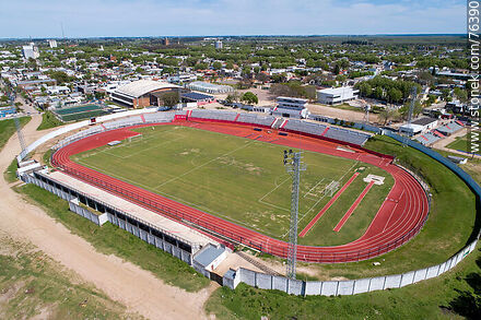 Vista aérea del estadio Silvestre Octavio Landoni - Departamento de Durazno - URUGUAY. Foto No. 76390