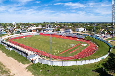 Vista aérea del estadio Silvestre Octavio Landoni - Departamento de Durazno - URUGUAY. Foto No. 76388