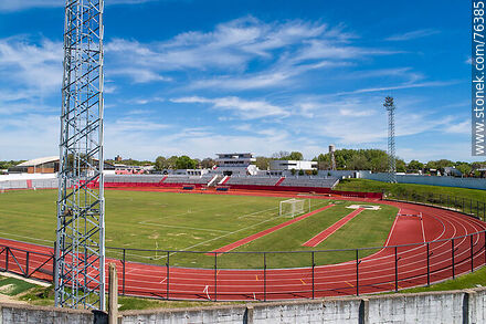 Vista aérea del estadio Silvestre Octavio Landoni - Departamento de Durazno - URUGUAY. Foto No. 76385