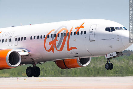 Boeing 737 de Gol aterrizando - Departamento de Canelones - URUGUAY. Foto No. 76634