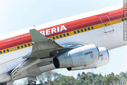 Iberia Airbus A340 aircraft - Department of Canelones - URUGUAY. Photo #76644