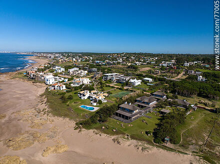 Aerial view of Punta Piedras - Punta del Este and its near resorts - URUGUAY. Photo #77005