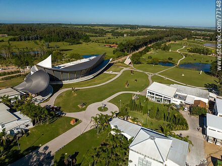 Aerial view of the Atchugarry Museum of Contemporary Art - Punta del Este and its near resorts - URUGUAY. Photo #77148