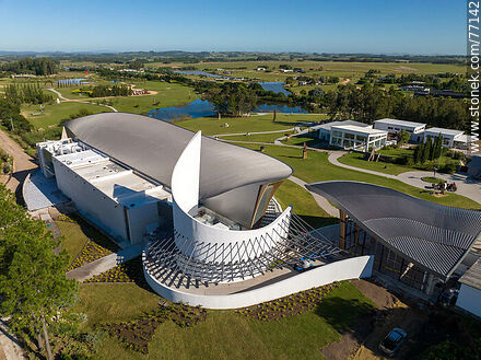 Aerial view of the Atchugarry Museum of Contemporary Art - Punta del Este and its near resorts - URUGUAY. Photo #77142