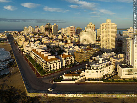 Aerial view of the corner of 26th and 30th Streets - Punta del Este and its near resorts - URUGUAY. Photo #77239